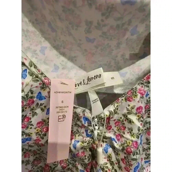 For love & lemons Baby Butterflies Slip Dress  sz Small - Picture 4 of 4